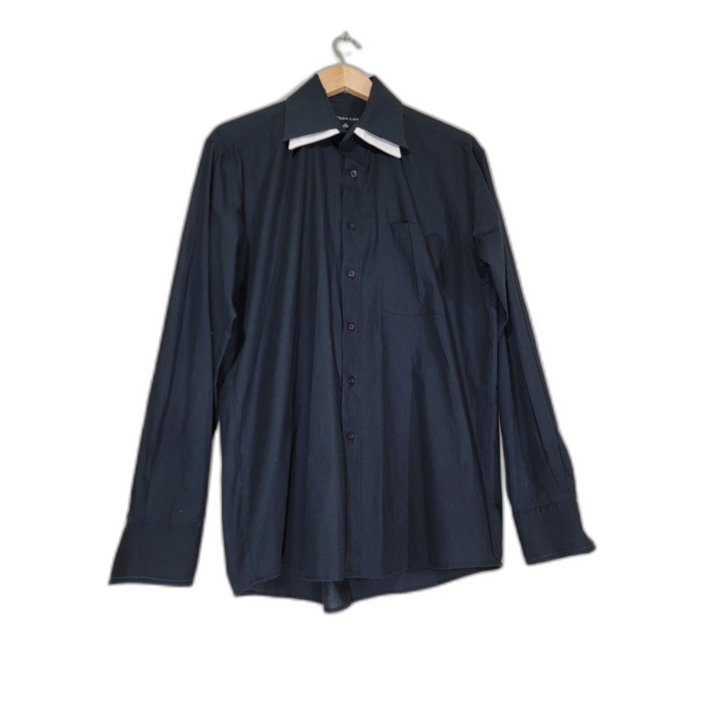 Jordan Craig Men's Black Dress Shirt - Medium M